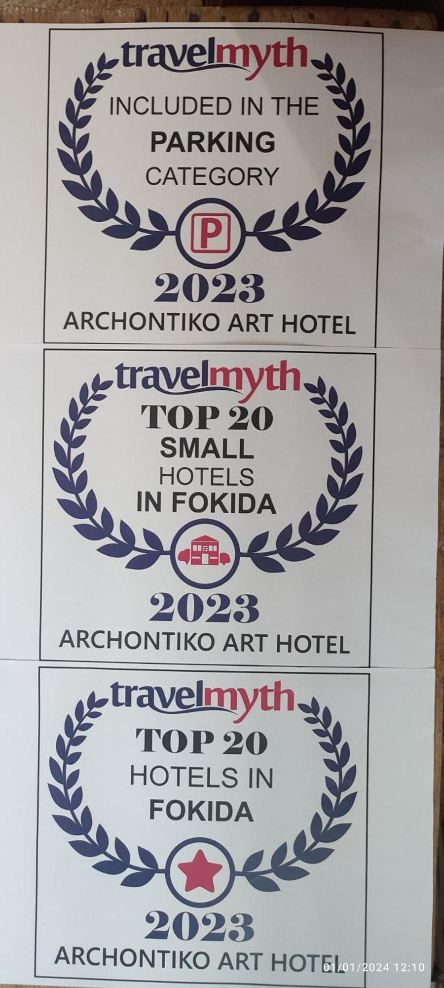 Archontiko Art Hotel Galaxídhion Dış mekan fotoğraf